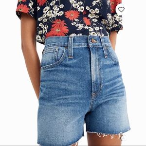 MADEWELL The Perfect Jean Short in Ullman Wash